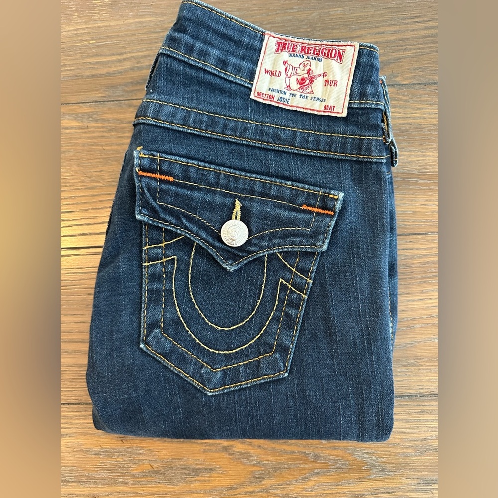 True Religion Jodie Dark Blue Jeans Size 26